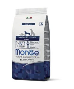 MONGE MED/ADULT X 3 KG. POLLO/RISO