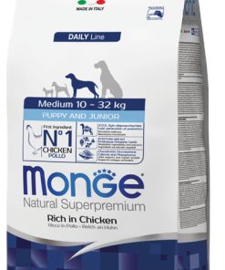 MONGE MED PUPPY/JUNIOR X 3 KG.
POLLO