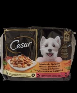 CESAR BUSTE IN GELATINA POLLO MANZO 4X100GR.