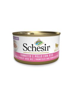SCHESIR TONNETTO POLLO RISO 85GR.