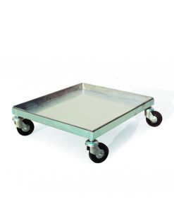 Carrello porta melario INOX misura 43×50
