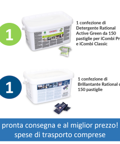 1 Detergente Active Green e 1 Brillantante Rational