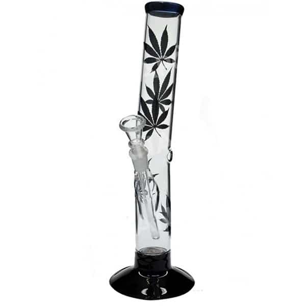 Bong in vetro BLACK Edition MULTILEAF HANGOVER - immagine 4
