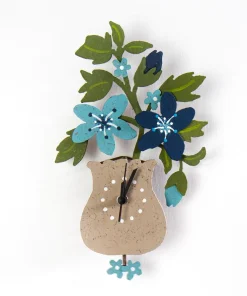 Orologio parete Vaso di fiori 30x28cm