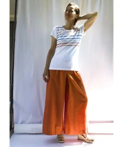 T-shirt donna Orizzonti Futuri dipinta M