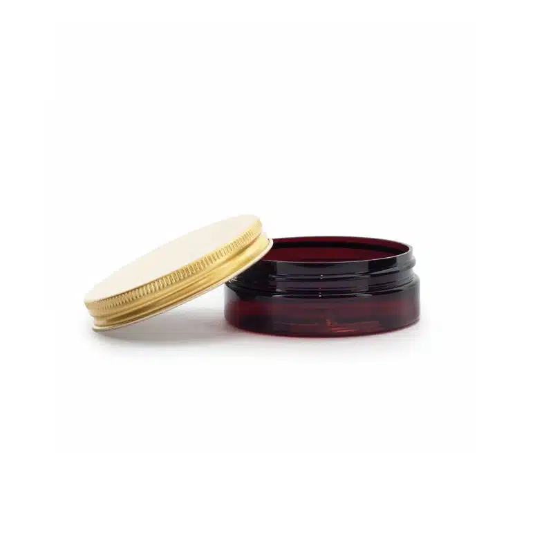 Vaso in PET scuro per cosmetici, unguenti e creme, 50ml - immagine 2