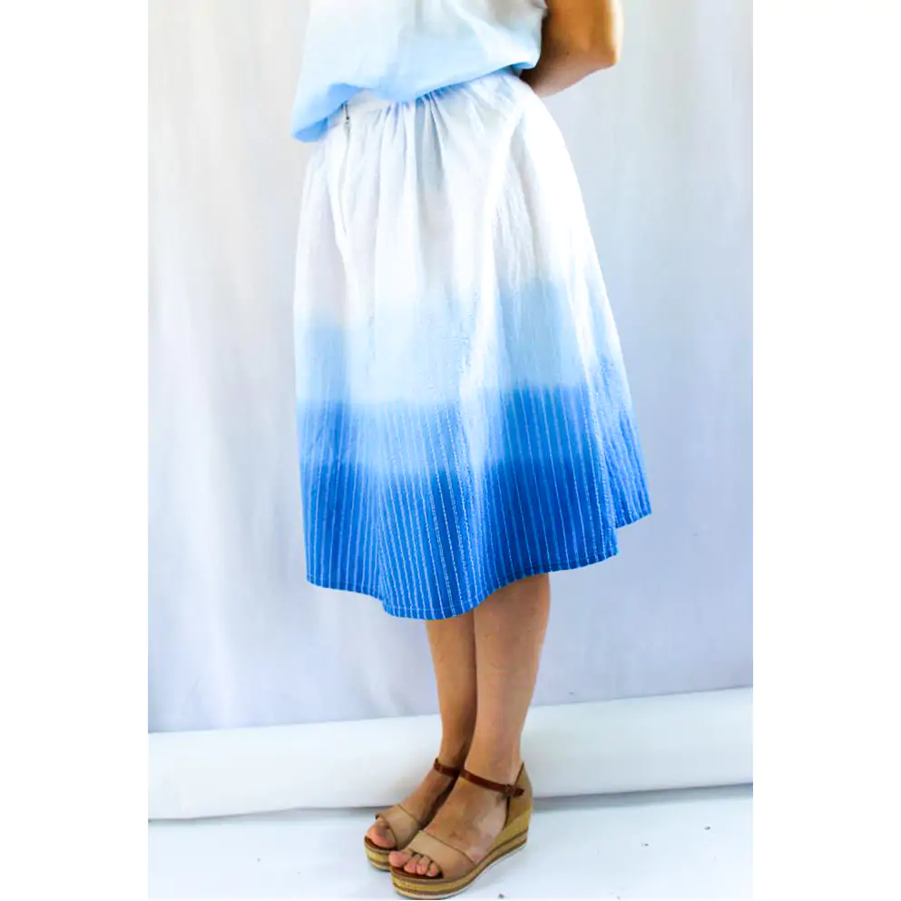 Gonna Aster – Dip Dye blu oltremare M