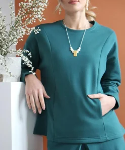 Maglia Holly verde petrolio M