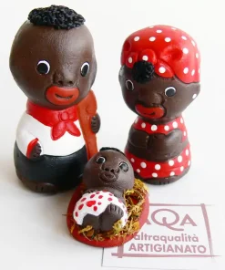 Presepe Negritos 3pz 6cm