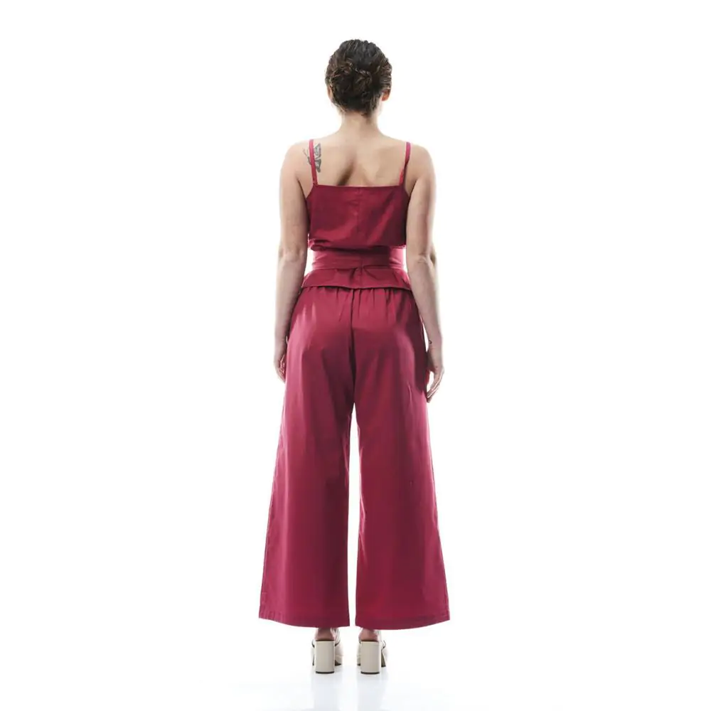 Pantalone Eileen, cotone, ribes, L - immagine 3