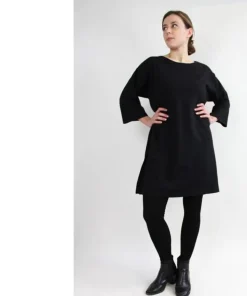 Tees lunga Lillà nero L