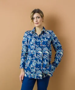 Camicia Alba blu indaco M