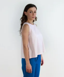 Top Palma jersey stretch bio rosa L