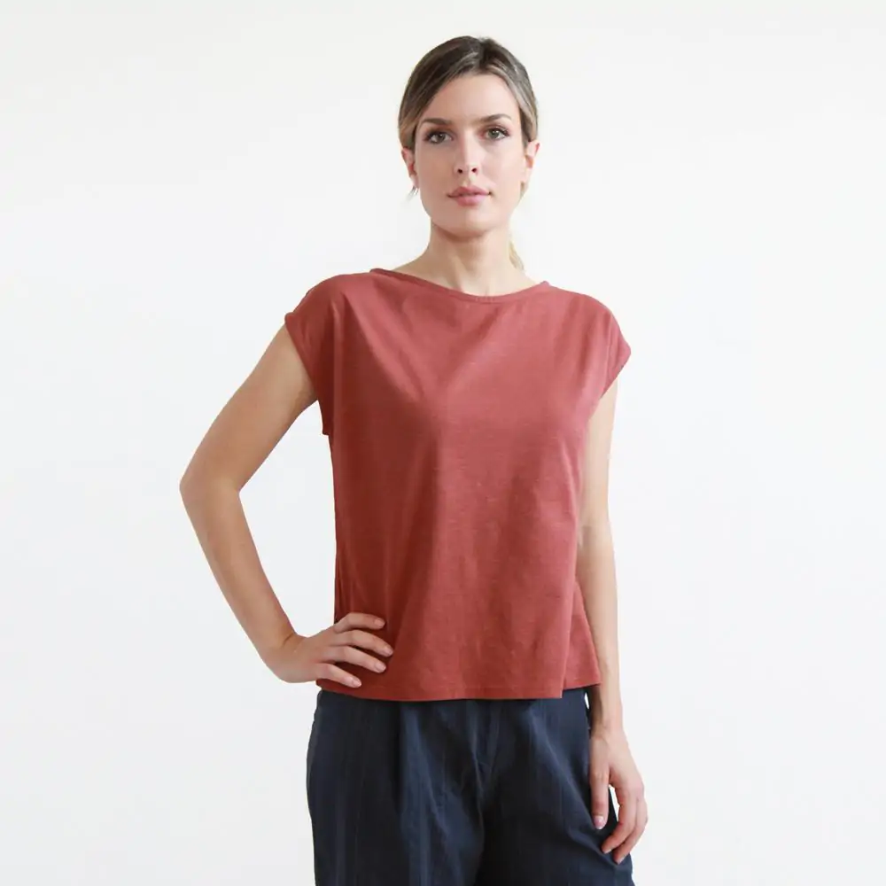 Tees Alessia jersey terracotta XL - immagine 2