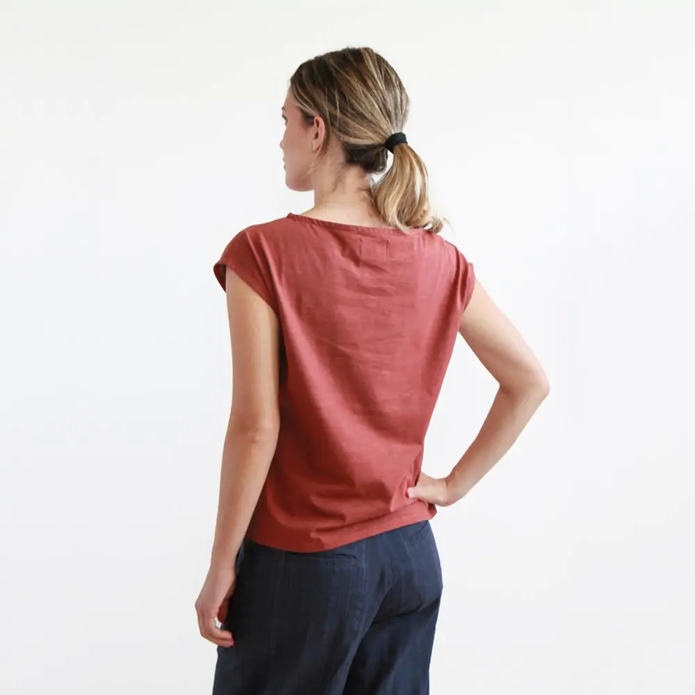 Tees Alessia jersey terracotta XL - immagine 3