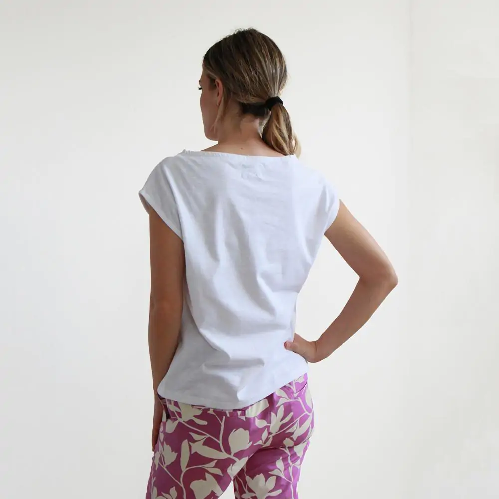 Tees Alessia jersey bianca S - immagine 3