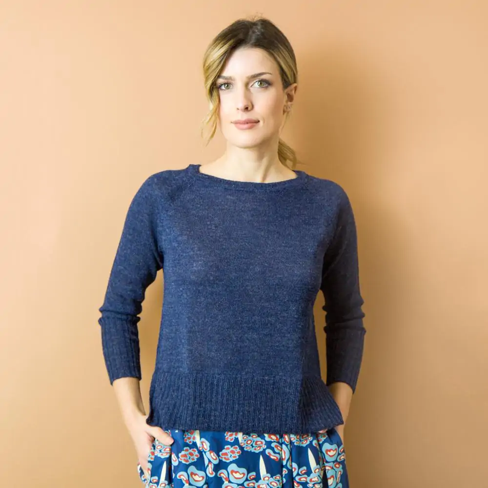 Maglia Linfa blu indaco L/XL - immagine 2