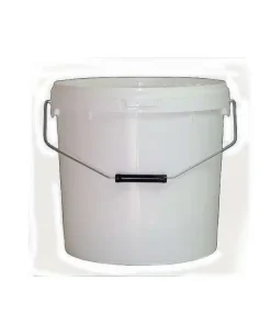 Secchio in plastica alta qualità per miele 15kg da cm 28x28x27h con coperchio