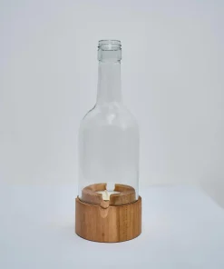 Portalumino Bottle vetro trasparente23cm