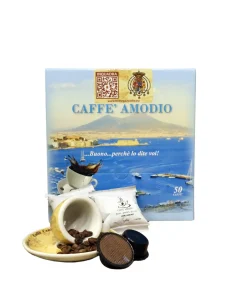 50 o 100 capsule A MODO MIO Caffè Amodio 100% Made in Sud per Bottega 2 Sicilie