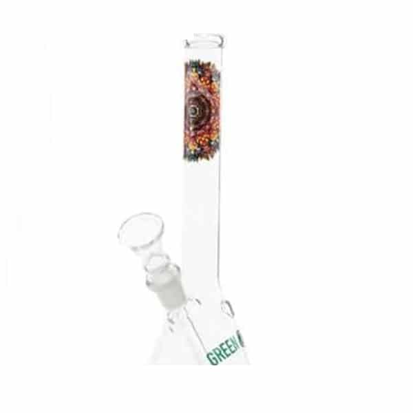 Bong in vetro Mandala Greenline 22cm
