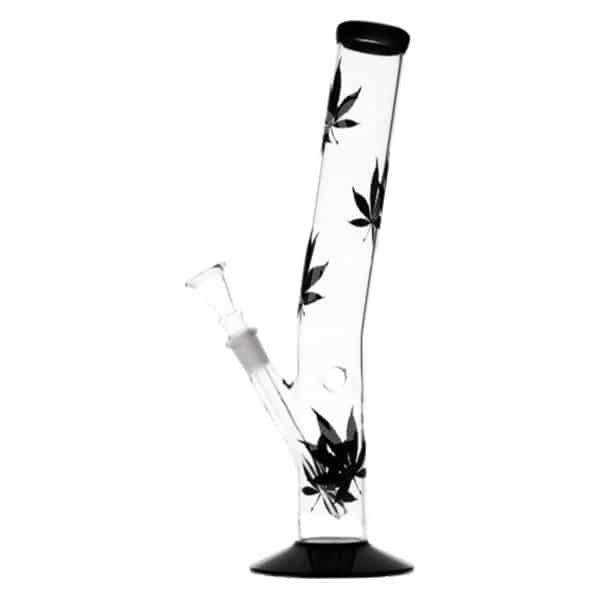 Bong in vetro BLACK Edition MULTILEAF HANGOVER - immagine 2