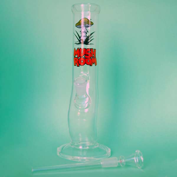 Bong fumo in vetro MUSHROOM 26 cm - immagine 2