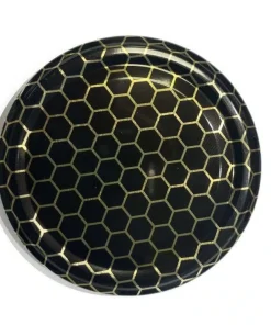 Capsula per barattolo miele Ø82 nera alveare
