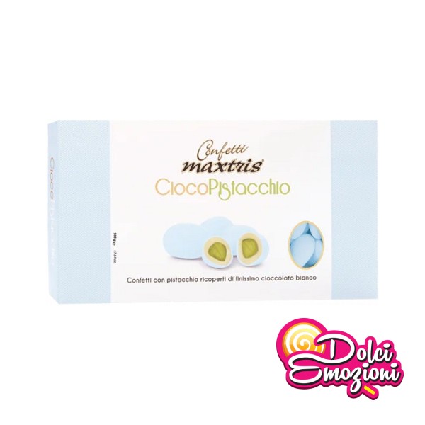 Confetti Maxtris Ciocopistacchio Celesti: Un Sogno Azzurro di Sapore 💙💚 - immagine 2