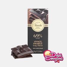 🍫 Tavoletta Venchi Fondente 69% Dark Vivace e Friabile