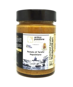 PACCO da 6 Barattoli PESTATO DI TARALLO NAPOLETANO 300gr. Pacco da giù Campania felix *6,20 euro Pz.*