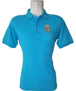 Polo Regno delle due Sicilie 100% cotone ALTA qualità Payper azzurra