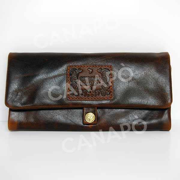 Portatabacco in Eco Pelle Kavatza Tobacco Bouch Brown - immagine 2