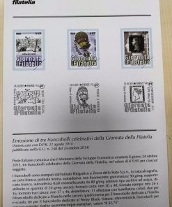 BOLLETTINO ILLUSTRATIVO ITALIA 2015 nuovo ” GIORNATA DELLA FILATELIA 2015 ” € 3.00