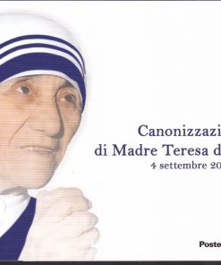 FOLDER ITALIA 2016 NUOVO “CANONIZZAZIONE DI MADRE TERESA DI CALCUTTA  ” € 20,00
