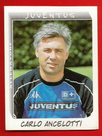FIGURINE PANINI originale anno 2000 serie A JUVENTUS C. Ancelotti n.124 € 1,20