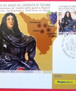 CARTOLINA FILATELICA ITALIA 2016 NUOVA “III° centenario GRANDUCA di TOSCANA  ” €3.00
