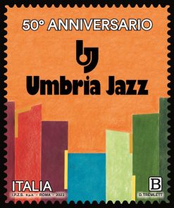 FRANCOBOLLO ITALIA 2023 MNH ” UMBRIA JAZZ ESTIVO ” €1,80