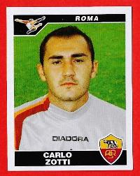 FIGURINE PANINI originale anno 2004/05  serie A ROMA C. Zotti n.408 € 1,00