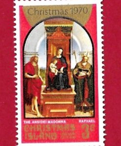 FRANCOBOLLO ISOLE di CHRISTMAS 1970 YT 35 MNH ” rappresentazione del Natale ” €0,20
