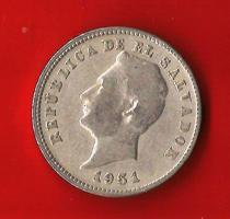 EL SALVADOR 1951 10 Centavos KCC km130 € 3.50 Circulated