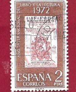 FRANCOBOLLO SPAGNA 1972 YT 1730 USATO €0.20