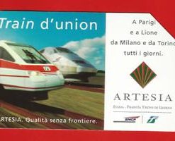 TELECOM 31.12.98 ” Train d’Union ” n.580 Mantegazza L.10.000  Usata  €1.50