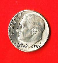 USA 1977D 1 Dime WCC Km195A  €1.00  Circulated