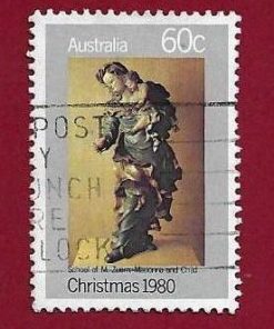 Francobollo AUSTRALIA 1980 YT 720  usato  ” Natale ” € 0,60