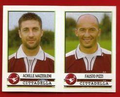 FIGURINE PANINI originale anno 2001-02 serie B CITTADELLA  n.466 Mazzoleni -Pizzi €1,00
