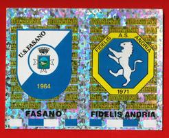 FIGURINE PANINI originale anno 2001-02 serie C FASANO-FIDELIS ANDRIA n.687 Scudetto €1.20
