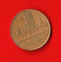 FRANCIA – FRANCE 1977  10 Franchi  Km940  € 1.00 Circulated