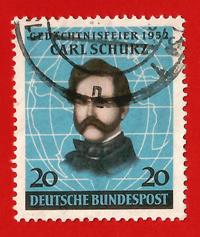 GERMANIA – BDR REPUBBLIC FEDERAL of GERMANY 1952 YT 41 Used € 1.20