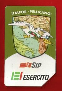 SIP ” Esercito ITALFOR ” Golden n.251  scad. 31.12.94 L.5.000 Mantegazza Usata  €2.00